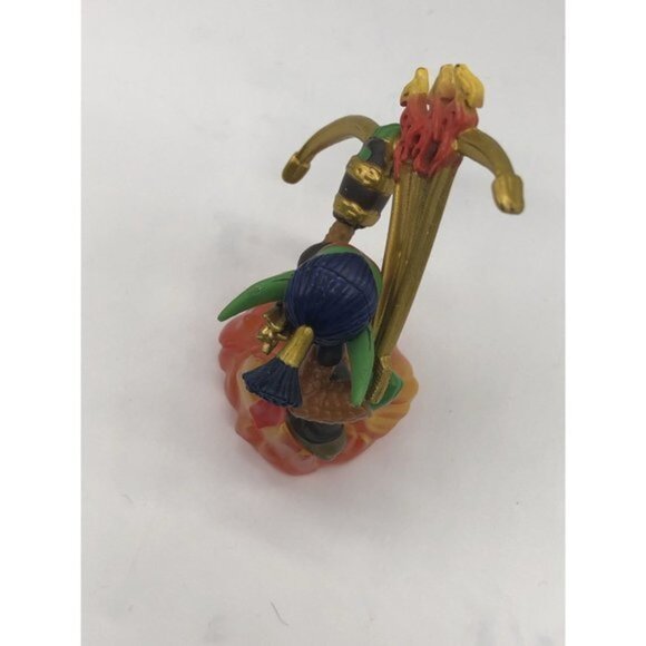 Activision Skylanders Spyros Adventure FLAME SLINGER Figure Green Base - Picture 4 of 5